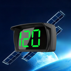 Car HUD Headup Display KM/H MPH GPS Digital Speedometer with LED Large Font Display + Car Charge Adapter for Car Truck SUV Motorcycle