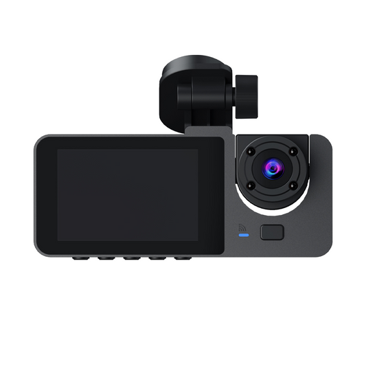 Front & Rear&Inner Dashcam, 1 Count Dash Camera for Car, Wide Angle Car Driving Recorder with IR Night-Vision G Sensor,  1080P HD Camera with 3 Lens, Fall Gift, Birthday Gifts